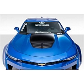 Extreme Dimensions Hood - Fiberglass Reinforced Plastic Black - Grid - 113019