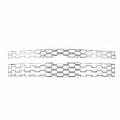 Coast To Coast Grille Insert - Chrome Plated ABS Plastic - GI124