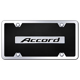 Automotive Gold License Plate - Accord Acrylic - BACCCBK
