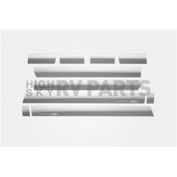Putco Rocker Panel Molding - Polished Stainless Steel Silver Set of 10 - 9751225GM