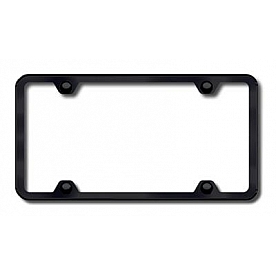 Automotive Gold License Plate Frame - Black Stainless Steel - LF451B