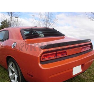 Astra/Hammond Window Louver Rear Window Aluminum Black - 10614