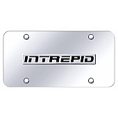 Automotive Gold License Plate - Intrepid Stainless Steel - INRNCC