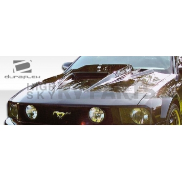 Extreme Dimensions Hood - Primered Fiberglass Black - 104170-1