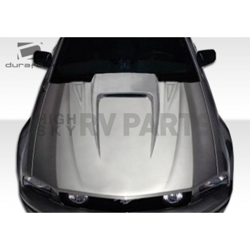 Extreme Dimensions Hood - Primered Fiberglass Black - 104170-2