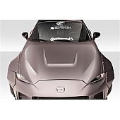 Extreme Dimensions Hood - Fiberglass Reinforced Plastic Black - Circuit - 113031