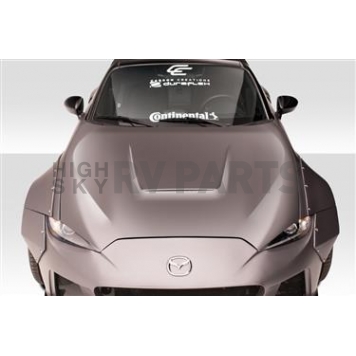 Extreme Dimensions Hood - Fiberglass Reinforced Plastic Black - Circuit - 113031