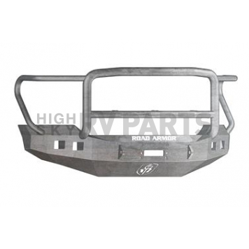 Road Armor Bumper Stealth Lonestar 1-Piece Design Steel Natural - 611R5Z