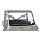 Kolpin Windshield - Half-Fixed Polycarbonate Clear - 2633