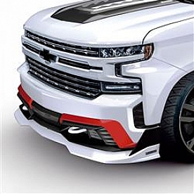 Air Design Spoiler - Satin ABS Plastic Black Front Spoiler - GM39A23
