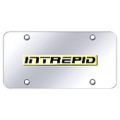 Automotive Gold License Plate - Intrepid Stainless Steel - INRNGC