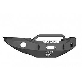 Road Armor Bumper Stealth Pre-Runner 1-Piece Design Steel Black - 99014B