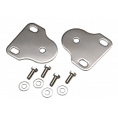 Kentrol Windshield Bracket - Stainless Steel Silver Set Of 2 - 30408
