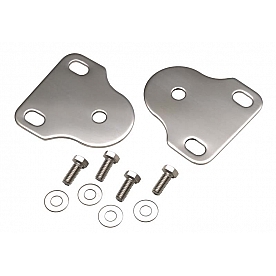 Kentrol Windshield Bracket - Stainless Steel Silver Set Of 2 - 30408