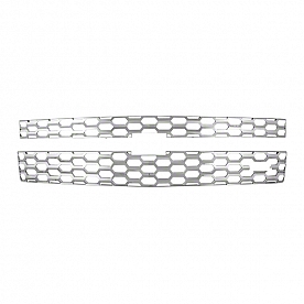 Coast To Coast Grille Insert - Chrome Plated ABS Plastic - GI124L