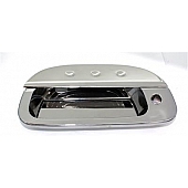 All Sales Tailgate Handle - Polished Aluminum Silver - 503DL