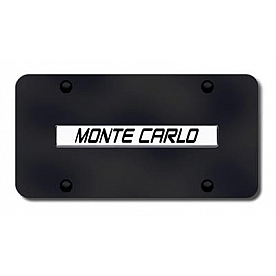 Automotive Gold License Plate - Monte Carlo Stainless Steel - MTCNCB