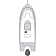 Carver Boat Cover V-Hull Bass Boat Gray Polyester - 79011