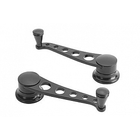 Lokar Performance Window Crank Handle - Steel Black Set Of 2 - XIDH2030