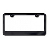 Automotive Gold License Plate Frame - Black Stainless Steel - LF462B