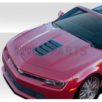 Extreme Dimensions Hood - Primered Fiberglass Black - 109478-1