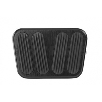 Lokar Performance Brake And Clutch Pedal Pad Set - Aluminum Black - XBAG6090