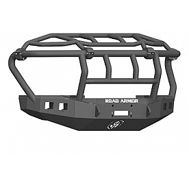 Road Armor Bumper Sahara Pre-Runner 1-Piece Design Steel Black - 617F3B