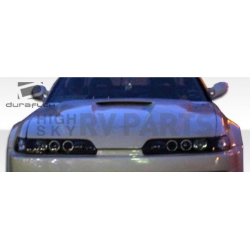 Extreme Dimensions Hood - Primered Fiberglass Black - 100907-4