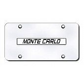 Automotive Gold License Plate - Monte Carlo Stainless Steel - MTCNCC