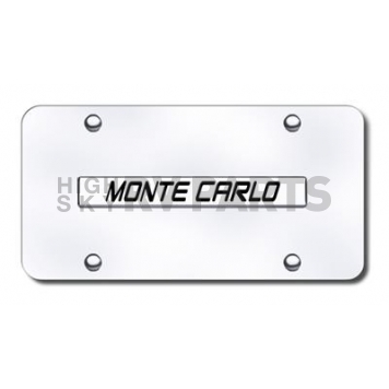 Automotive Gold License Plate - Monte Carlo Stainless Steel - MTCNCC
