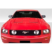 Extreme Dimensions Hood - Fiberglass Reinforced Plastic Black - 113340