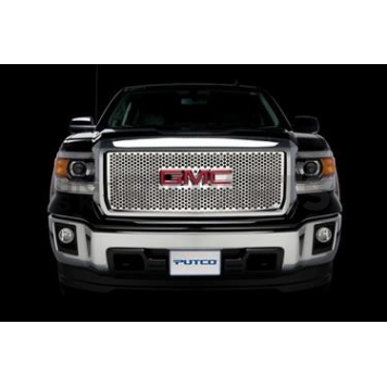 Putco Grille Insert - Polished Stainless Steel Rectangular - 84184