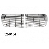 Paramount Automotive Grille Insert - Polished Aluminum 4 Millimeter Horizontal Style - 320154