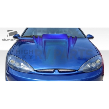 Extreme Dimensions Hood - Primered Fiberglass Black - 103784