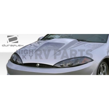 Extreme Dimensions Hood - Primered Fiberglass Black - 103784-1