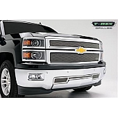 T-Rex Truck Products Grille Insert - Mesh Rectangular Triple Chrome Plated Stainless Steel - 44120
