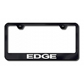 Automotive Gold License Plate Frame - Black Stainless Steel - LFEDGEB
