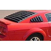 Astra/Hammond Window Louver Side Window ABS Plastic Black - 10486