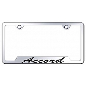 Automotive Gold License Plate Frame - Gold Stainless Steel - GFSACCEG