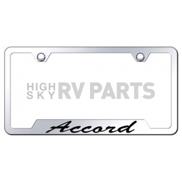 Automotive Gold License Plate Frame - Gold Stainless Steel - GFSACCEG