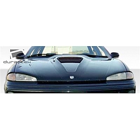 Extreme Dimensions Hood - Super Sport Fiberglass Black - 101225