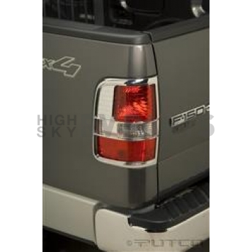 Putco Tail Light Molding - Bar ABS Plastic Silver - 401807