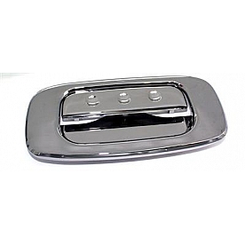 All Sales Tailgate Handle - Chrome Plated Aluminum Silver - 903DC