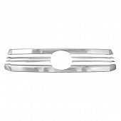 Coast To Coast Grille Insert - Chrome Plated ABS Plastic - GI126