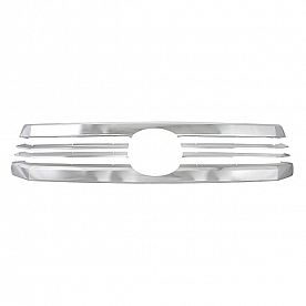 Coast To Coast Grille Insert - Chrome Plated ABS Plastic - GI126