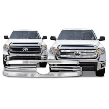Coast To Coast Grille Insert - Chrome Plated ABS Plastic - GI126-1