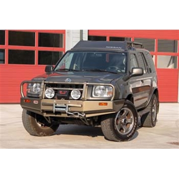 ARB Bumper Steel Powder Coated Deluxe Bar Black 1-Piece - 3438110-1