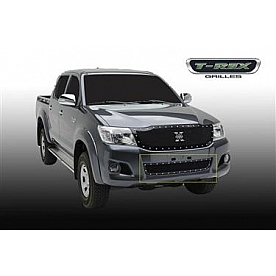 T-Rex Truck Products Bumper Grille Insert Overlay Powder Coated Black Steel - 6729091