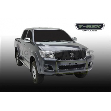 T-Rex Truck Products Bumper Grille Insert Overlay Powder Coated Black Steel - 6729091