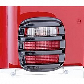Rugged Ridge Tail Light Cover - Horizontal Bar Smoke Plastic Set Of 2 - 1135402